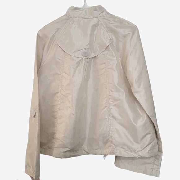 Judy Crowell Zip Front Beige Jacket - Picture 4 of 7